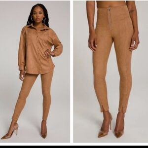 good american snake front zip bottom zip skinny stretchy pants sz Xl